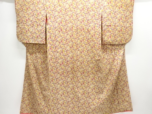 JAPANESE KIMONO / ANTIQUE KIMONO / TAISHO ROMAN STYLE / FLOWER